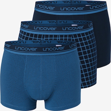 uncover by SCHIESSER Trunks 'Cotton' in Blau: Vorderseite
