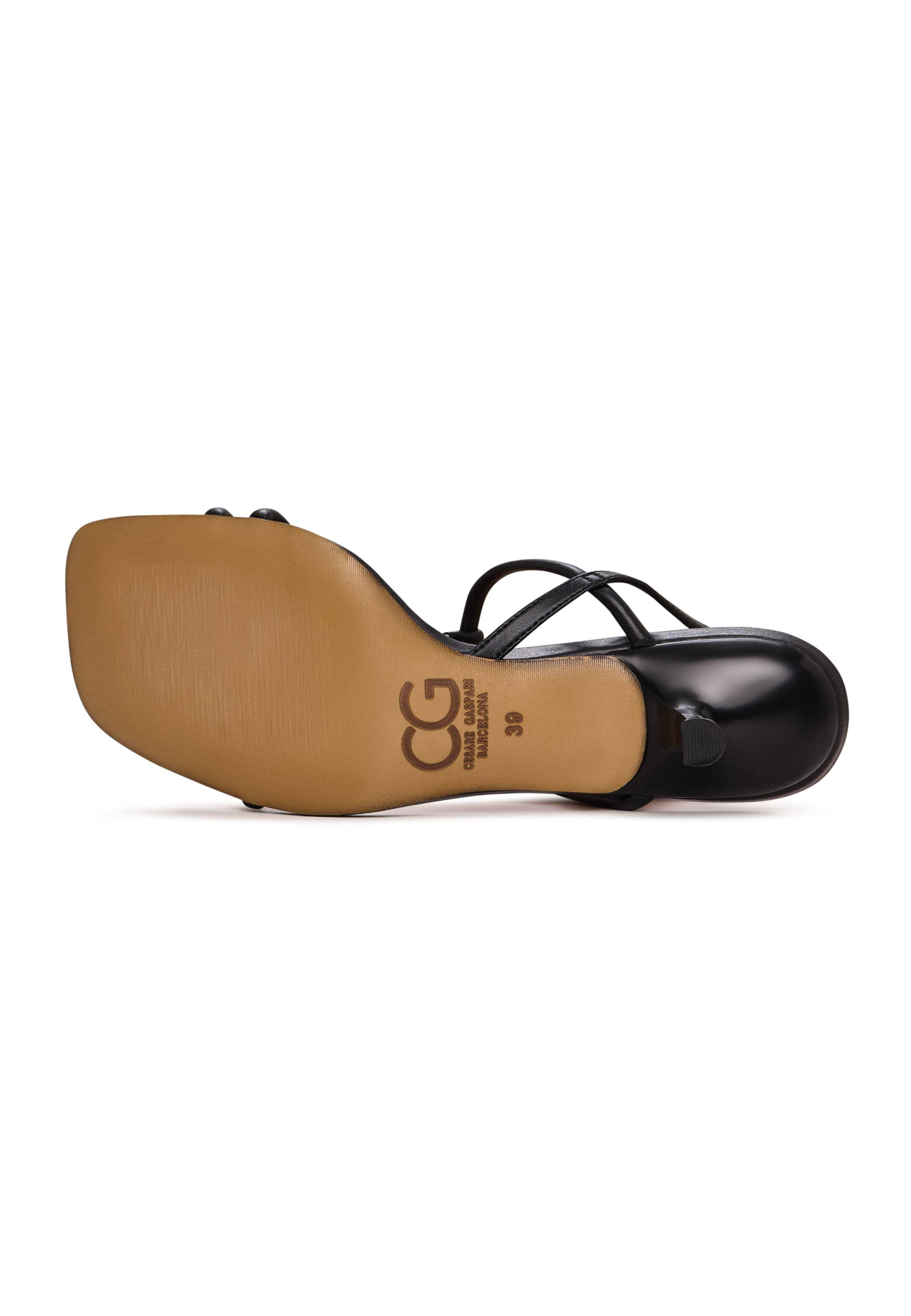 Sandales CESARE GASPARI en noir