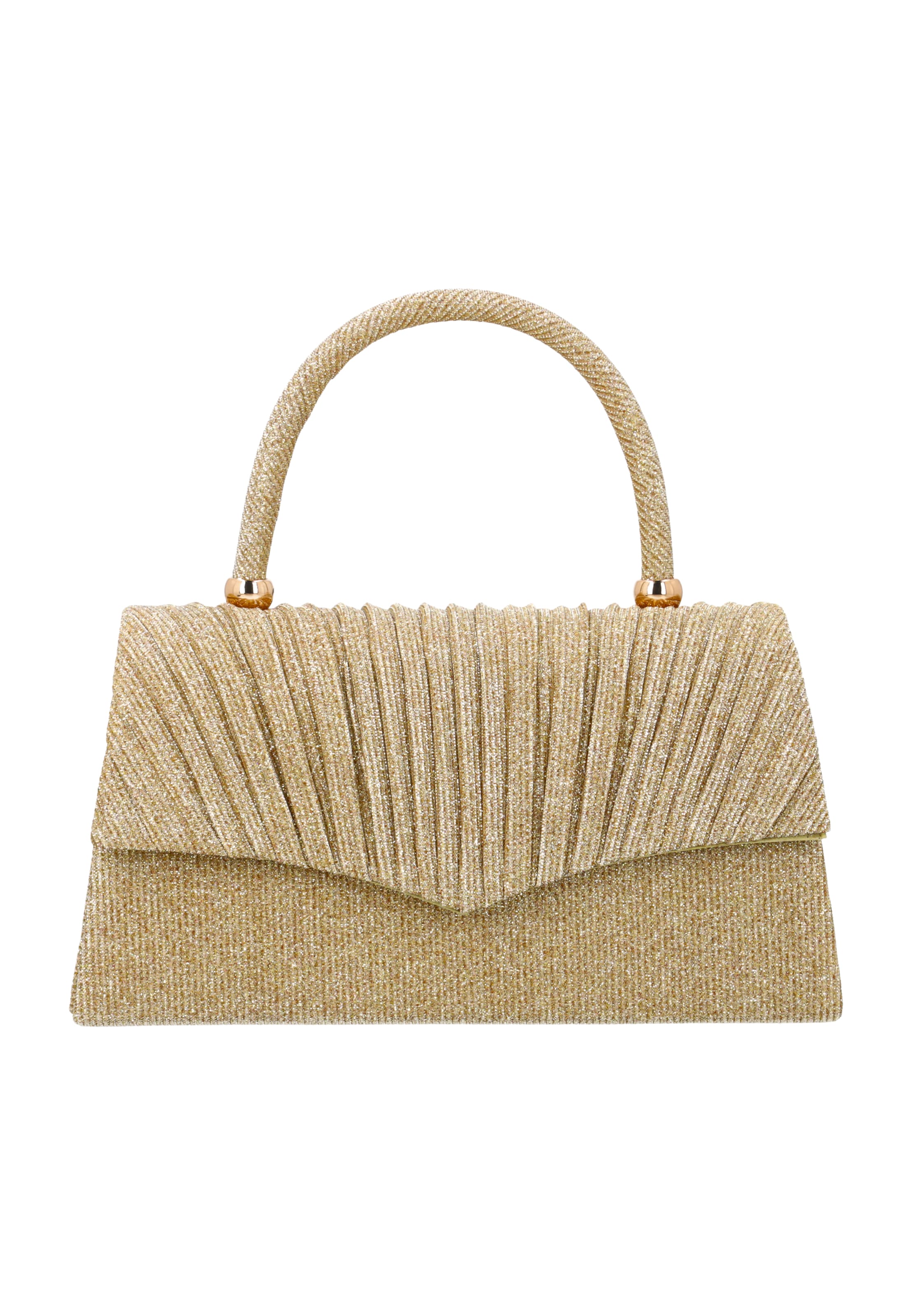 faina Handtas in Goud: voorkant