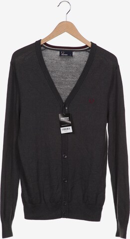 Fred Perry Sweater & Cardigan in M in Grey: front