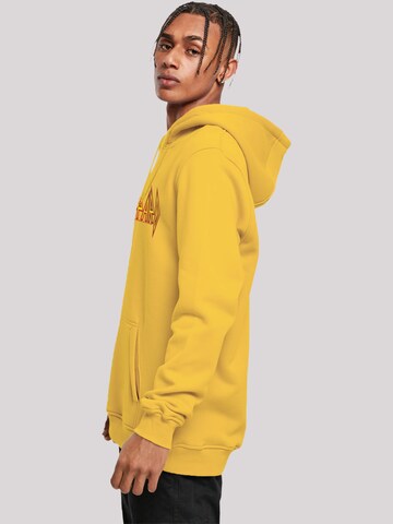 Sweat-shirt 'Def Leppard' F4NT4STIC en jaune