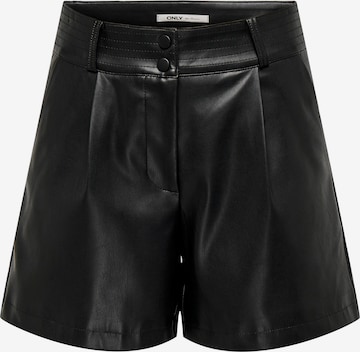 Loosefit Pantaloni con pieghe 'AMILIA' di ONLY in nero: frontale