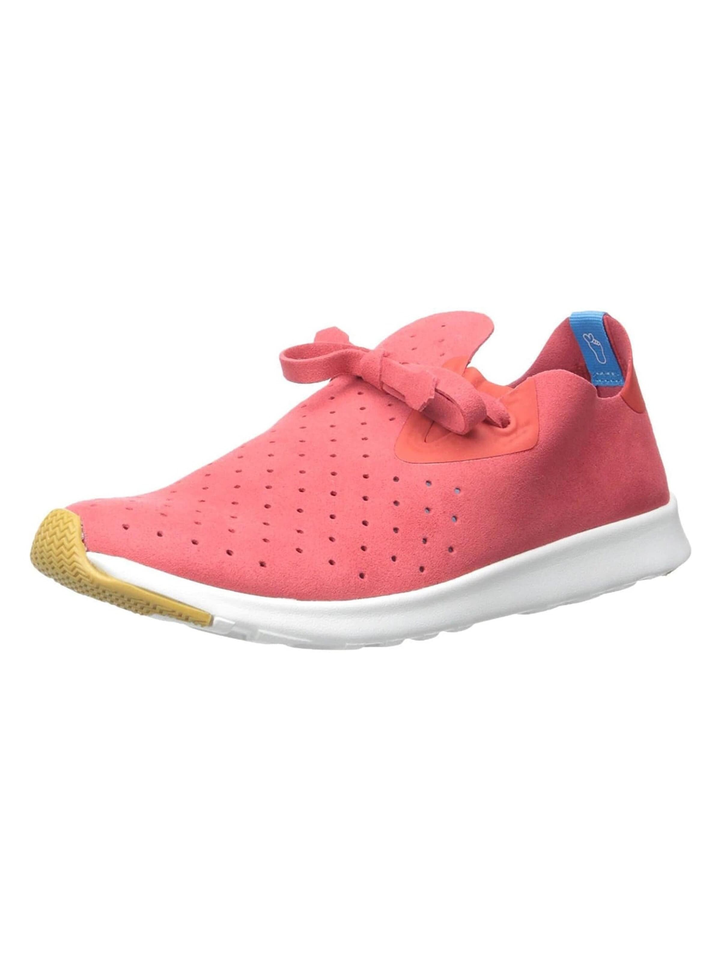NATIVE Classic Flats 'Apollo Moc' in Red: front