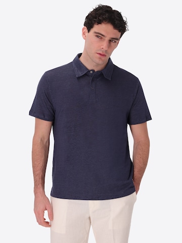 Distretto12 Shirt 'ROYAN' in Blauw: voorkant