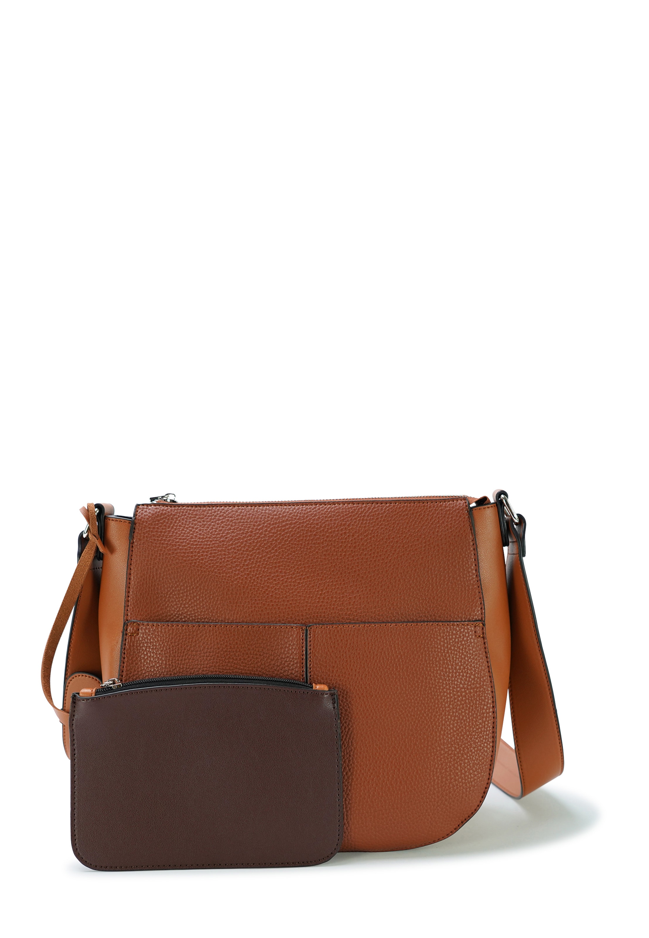 HARPA Shoulder bag in Brown: front
