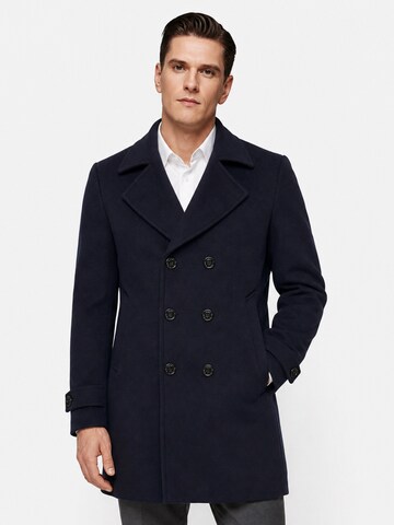 ALLTHEMEN Winter Coat 'Winterglanz' in Blue