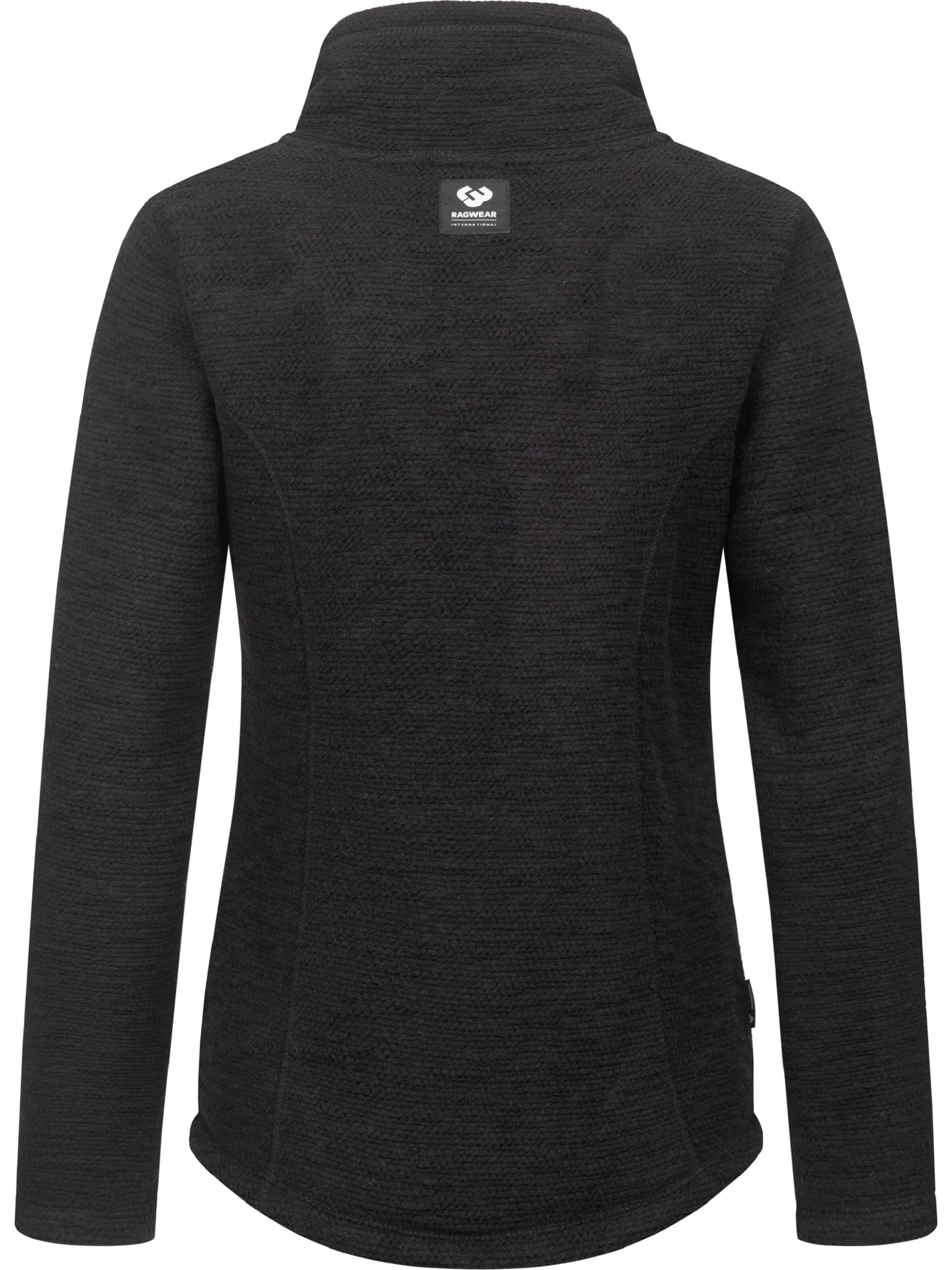 Geacă tricotată de la Ragwear pe negru