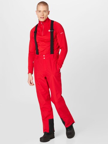 DARE2B Regular Workout Pants 'Achieve II' in Red: front