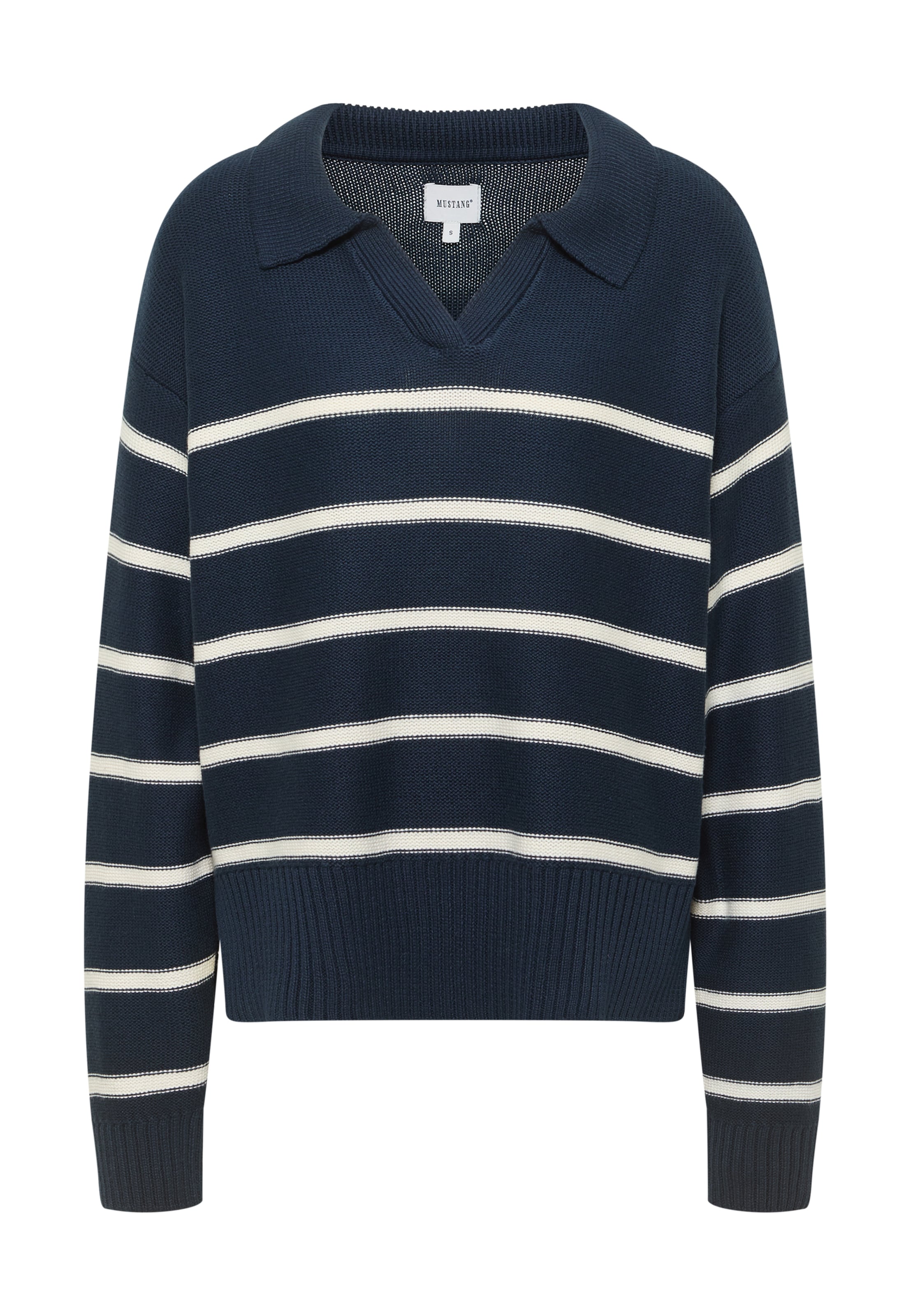 MUSTANG Pullover 'Leona' in Blau: Vorderseite
