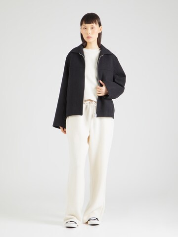 TOPSHOP Wide leg Trousers in Beige
