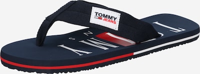 Tommy Jeans Japanke u mornarsko plava / crvena / bijela, Pregled proizvoda