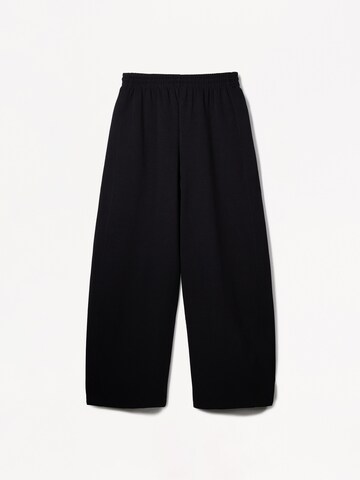 Wide Leg Pantalon Bershka en noir