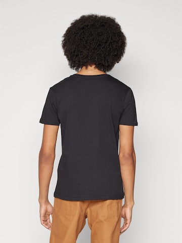 ALPHA INDUSTRIES Shirt 'Flying Buzz' in Black