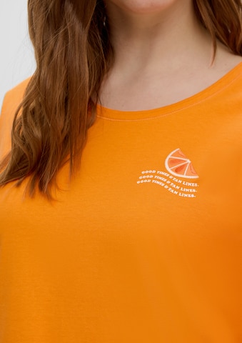 T-shirt s.Oliver Red Label Big & Tall en orange