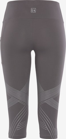 LASCANA ACTIVE - Skinny Pantalón deportivo en gris