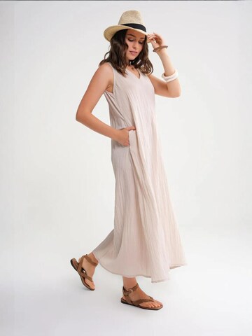 MixRay Kleid in Beige