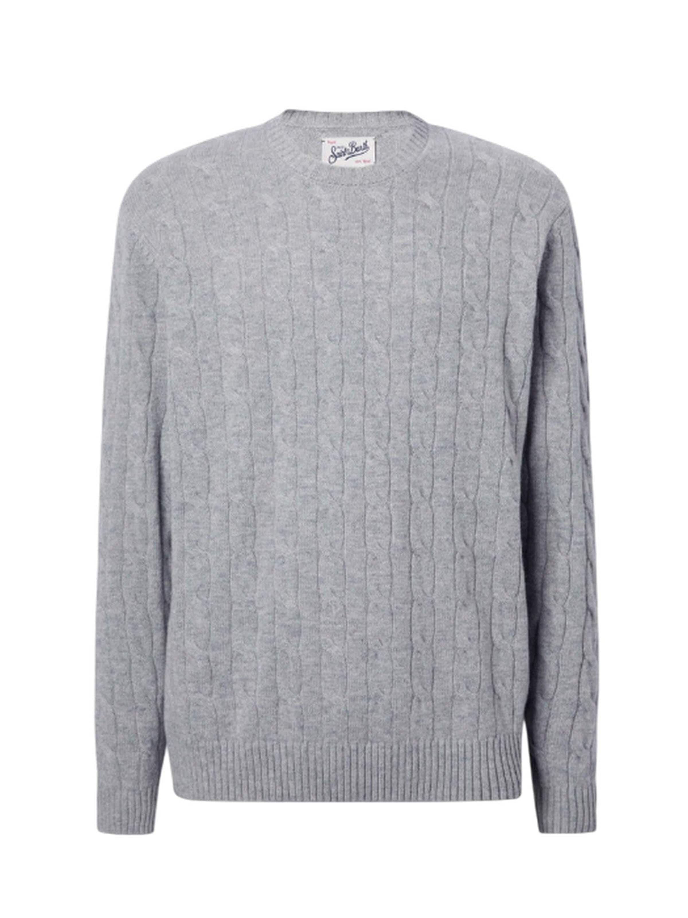 MC2 Saint Barth Sweater in Grey: front
