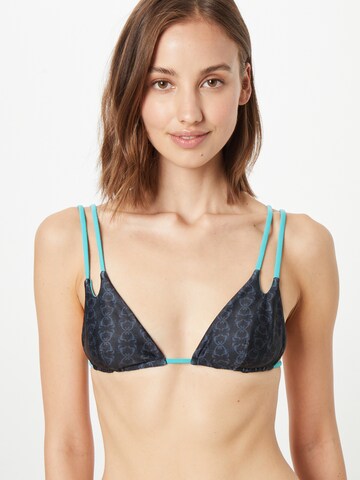 Triangle Hauts de bikini 'Jody' VIERVIER en bleu : devant