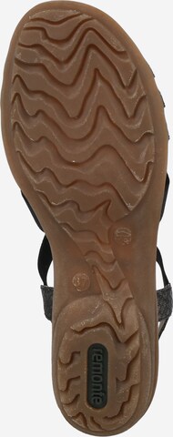 REMONTE Remienkové sandále - Čierna