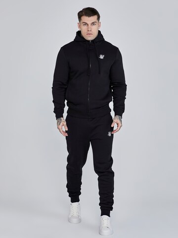 Veste de survêtement 'Essential' SikSilk en noir