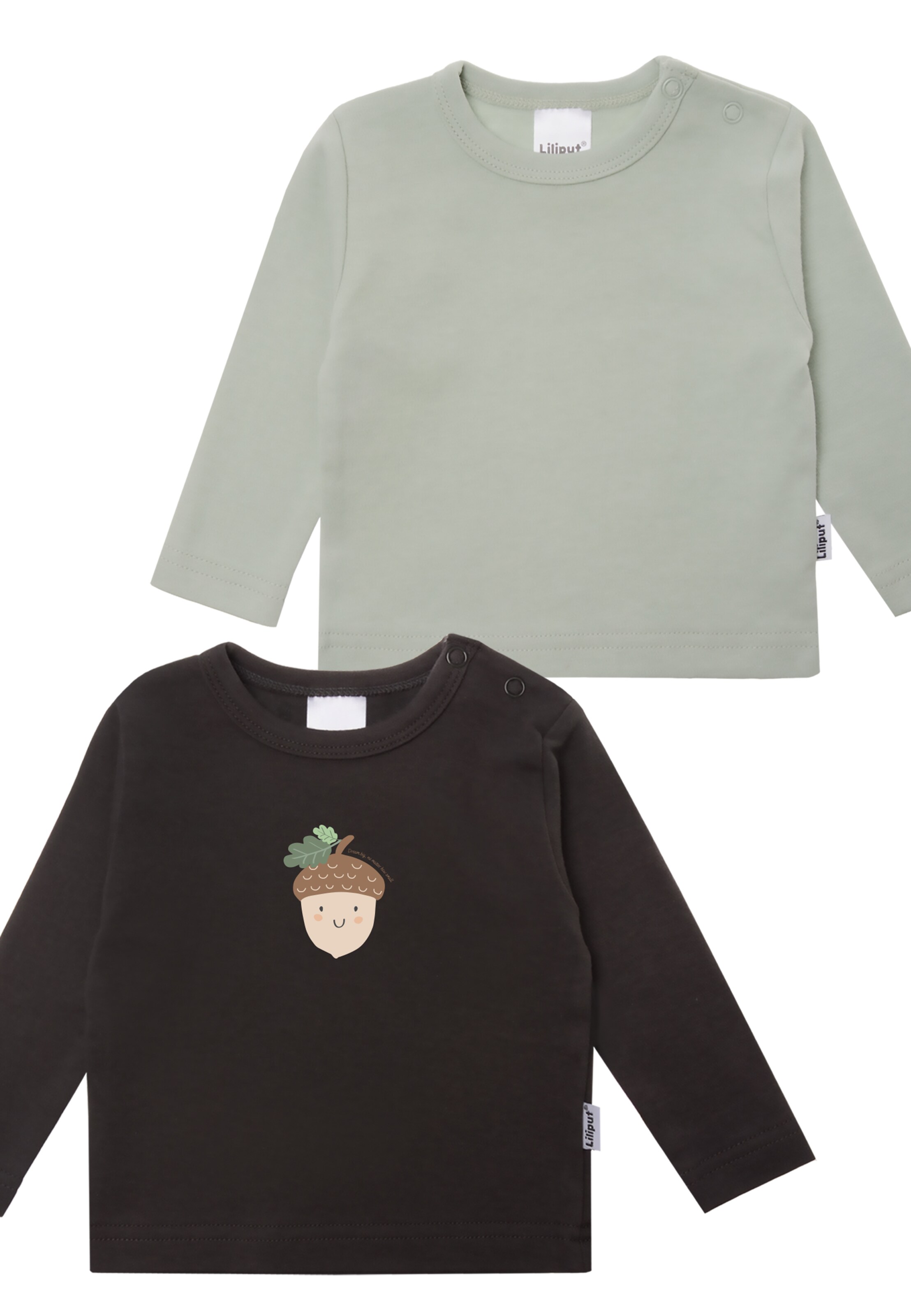 LILIPUT Shirt 'Eichel' in Grey