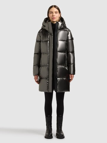 khujo - Abrigo de invierno 'Haya3 Shiny' en negro
