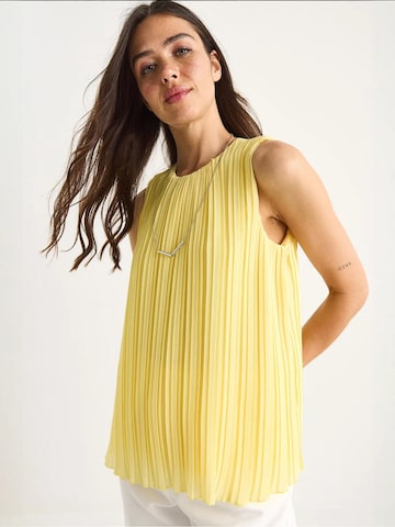 Bianco Lucci Blouse in Geel