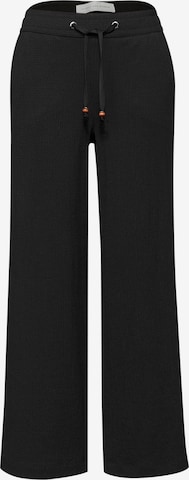 Street One Studio Loosefit Hose in Schwarz: Vorderseite