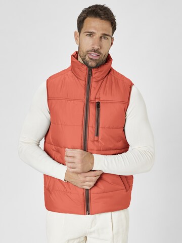 S4 Jackets Vest in Orange: front