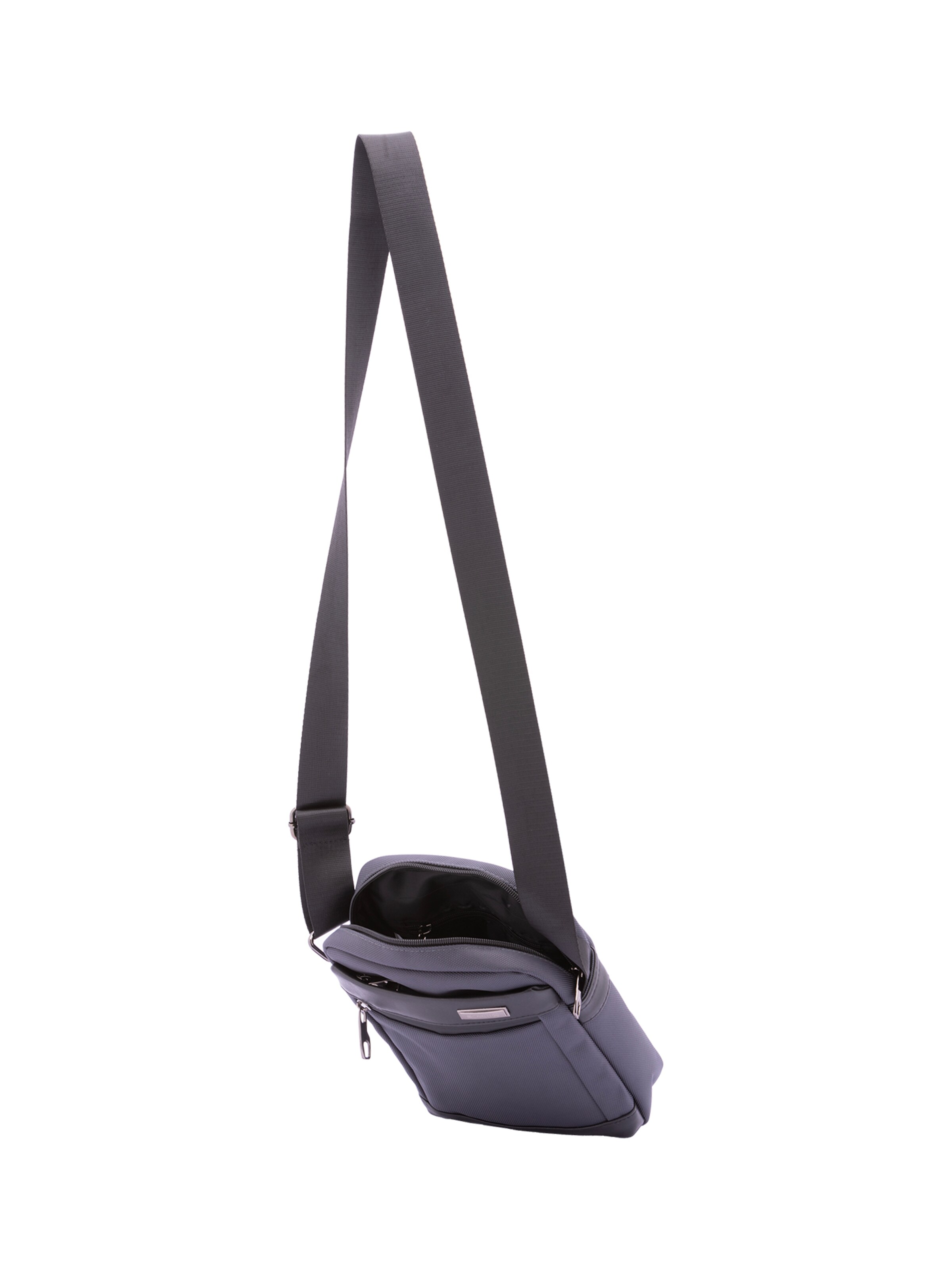 Borsa a tracolla 'Borsa a Tracolla Uomo B Cavalli Poliestere Zip Tasche Tracolla Regolabile' di B. Cavalli in grigio