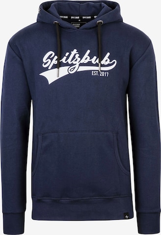 SPITZBUB Sweatshirt 'Dietrich' in Blau: predná strana