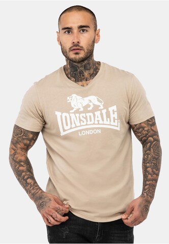 LONSDALE Shirt in Beige: front