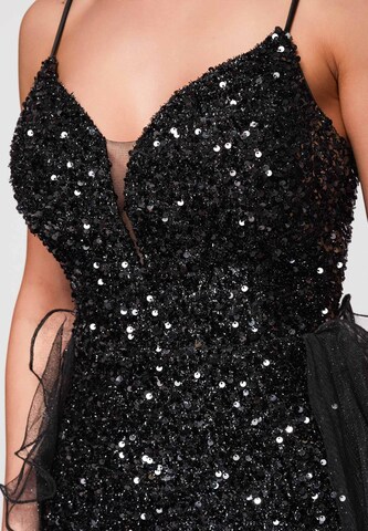Robe de soirée Ombre en noir