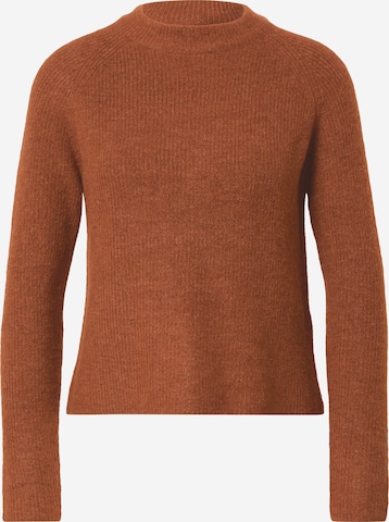 Pull-over 'Ellen' PIECES en marron : devant