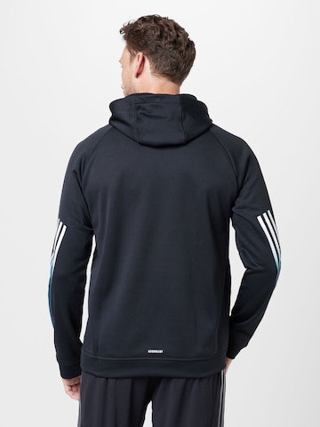 Hanorac sport 'Train' de la ADIDAS PERFORMANCE pe negru