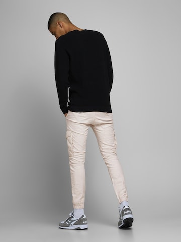 JACK & JONES Tapered Cargo nadrágok 'Paul' - bézs