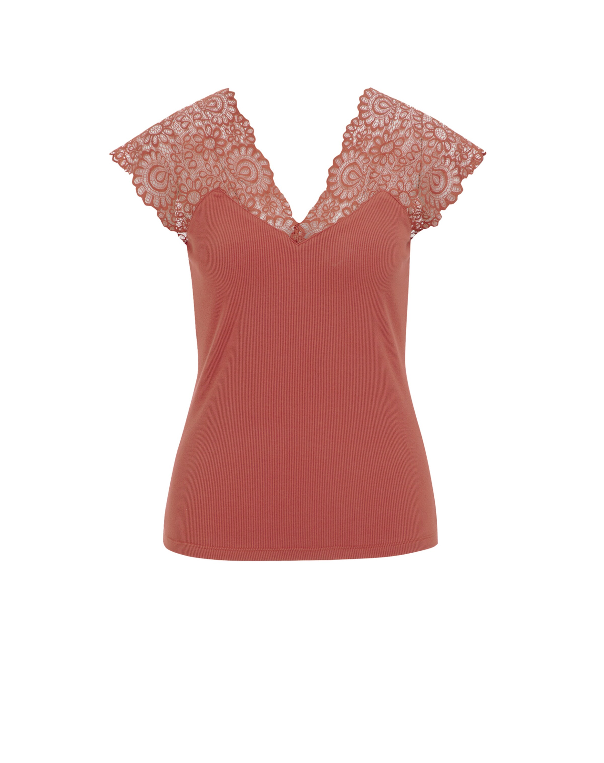 WE Fashion - Blusa en rojo: frente