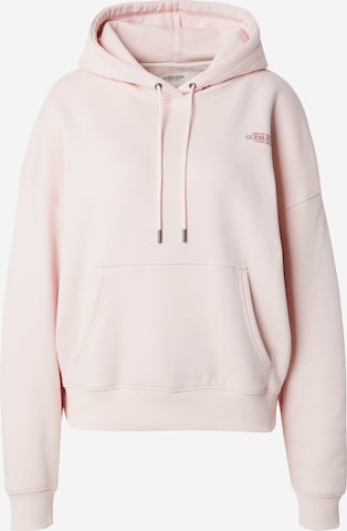 GUESS JEANS Суичър в розово: отпред