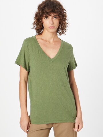 Tricou 'WHISPER' de la Madewell pe verde: față