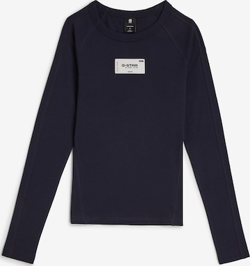 T-shirt G-STAR en bleu : devant