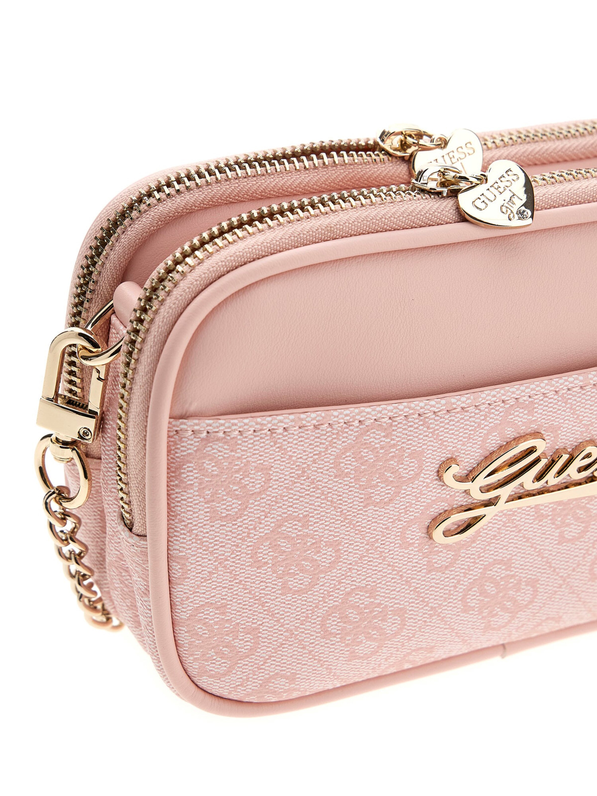 Geantă de umăr de la GUESS pe roz