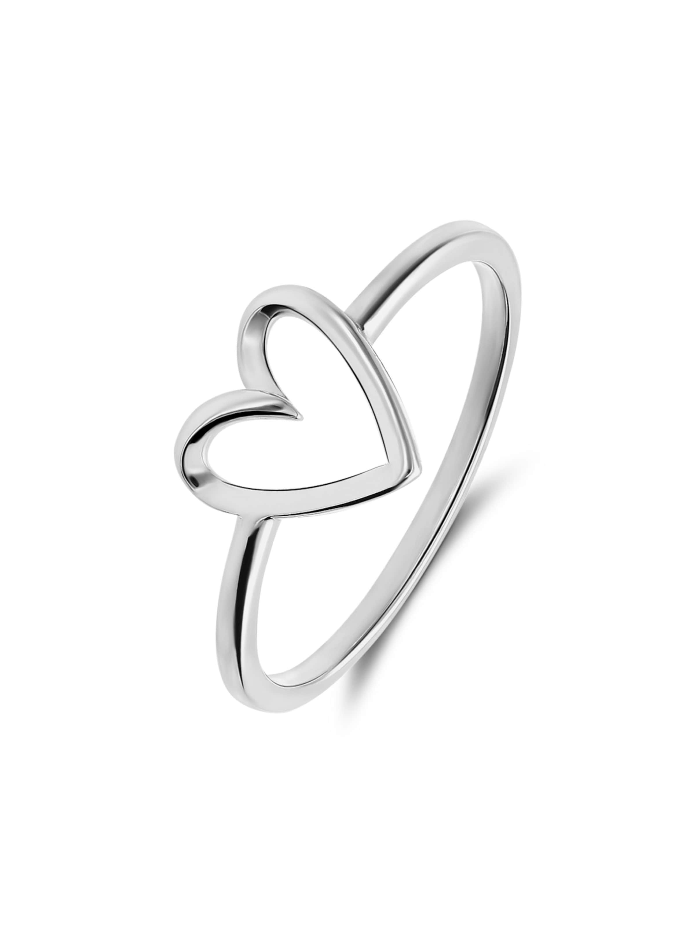 Lucardi Ring in Zilver: voorkant