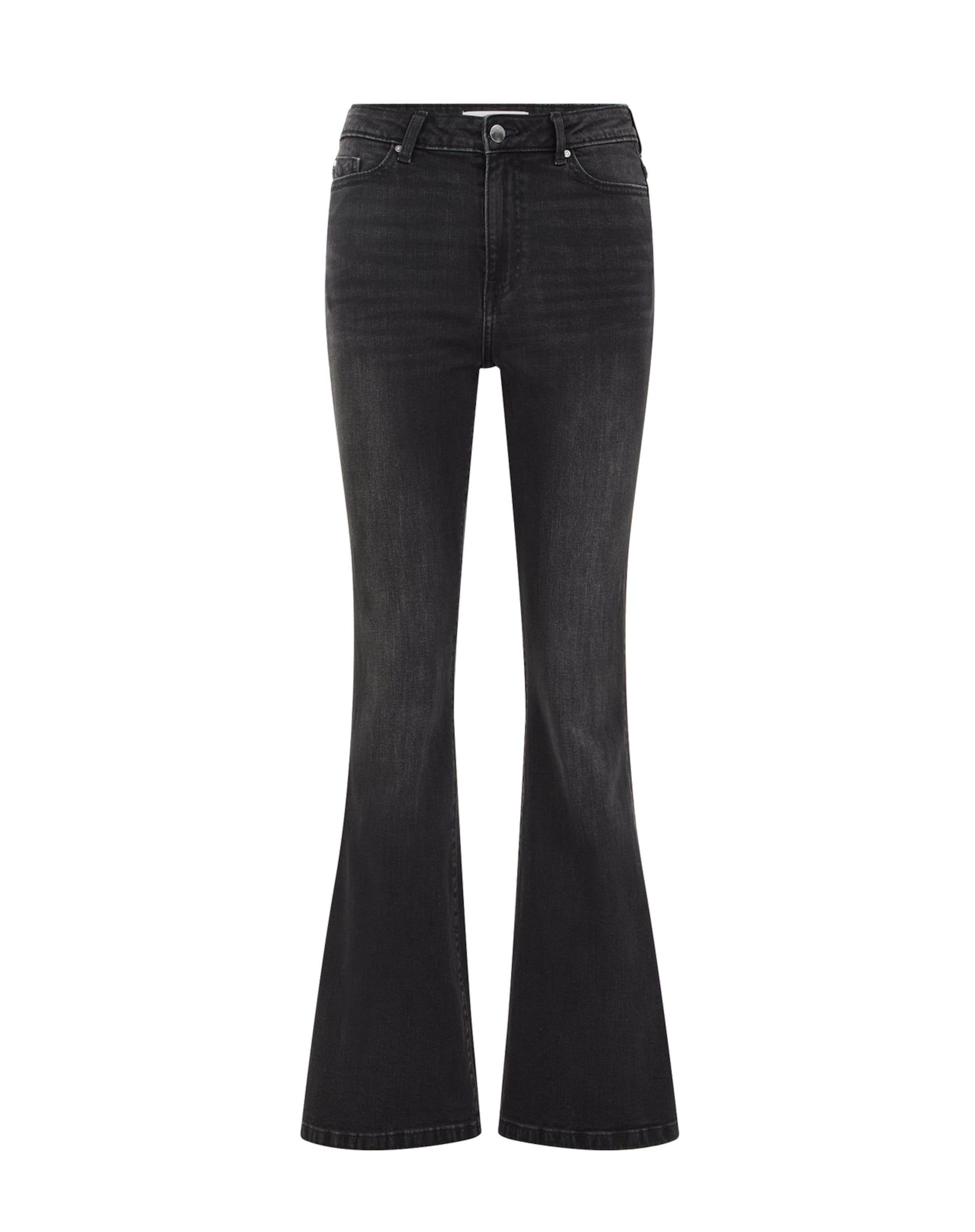 Evazați Jeans de la WE Fashion pe negru: față