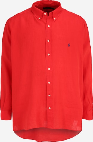 Camicia di Polo Ralph Lauren Big & Tall in rosso: frontale