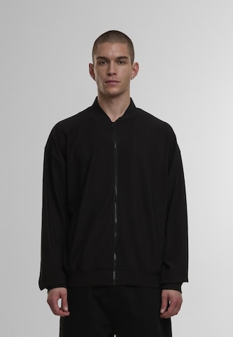 DEF Tussenjas 'Milan' in Zwart: voorkant