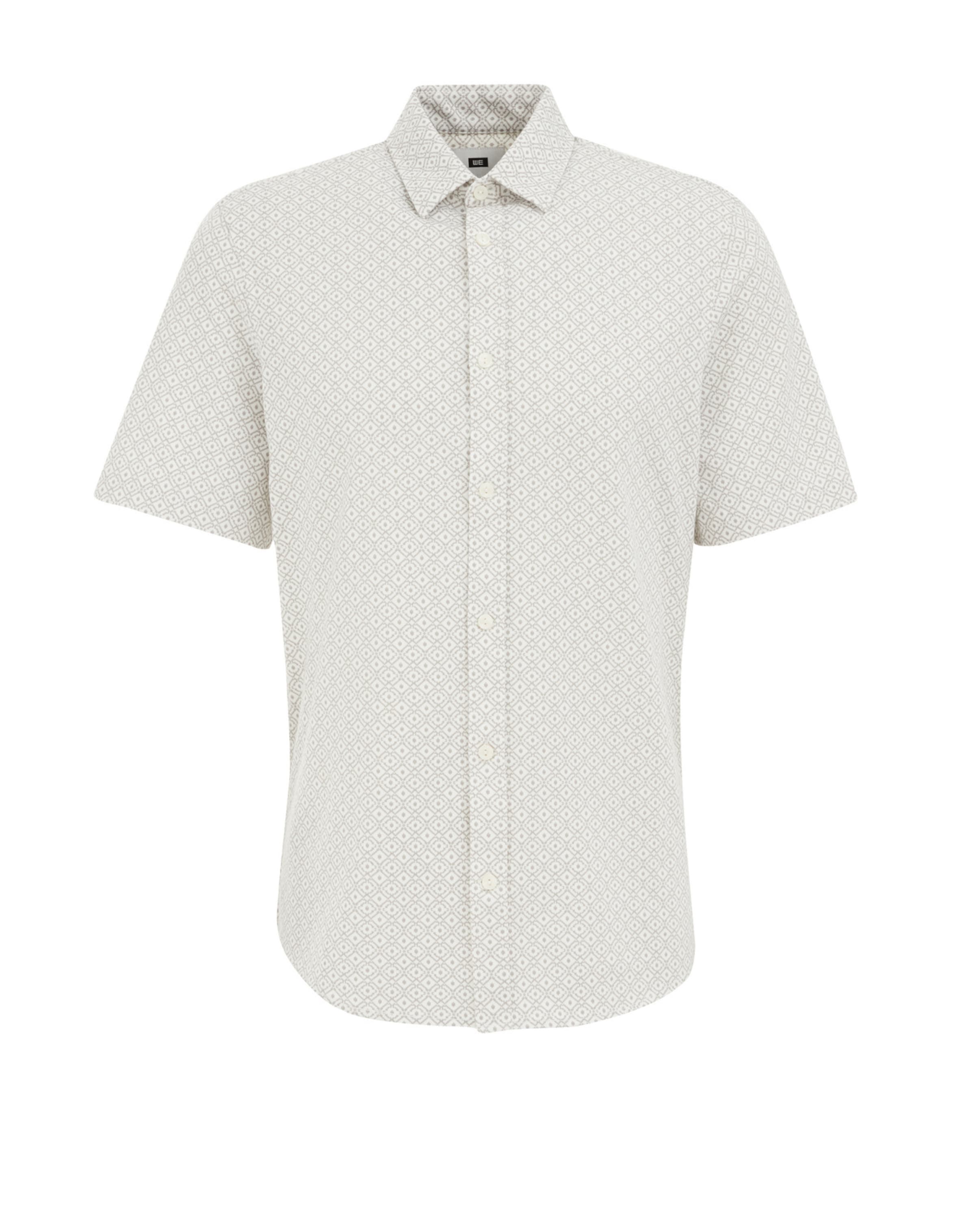 Coupe slim Chemise WE Fashion en gris : devant