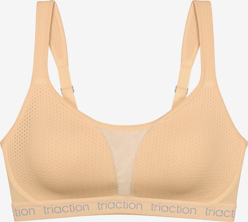 TRIUMPH - Soutien de tecido Soutien de desporto 'Triaction Energy Lite' em bege: frente