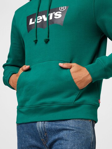 LEVI'S ® Sweatshirt 'Standard Graphic Hoodie' in Green