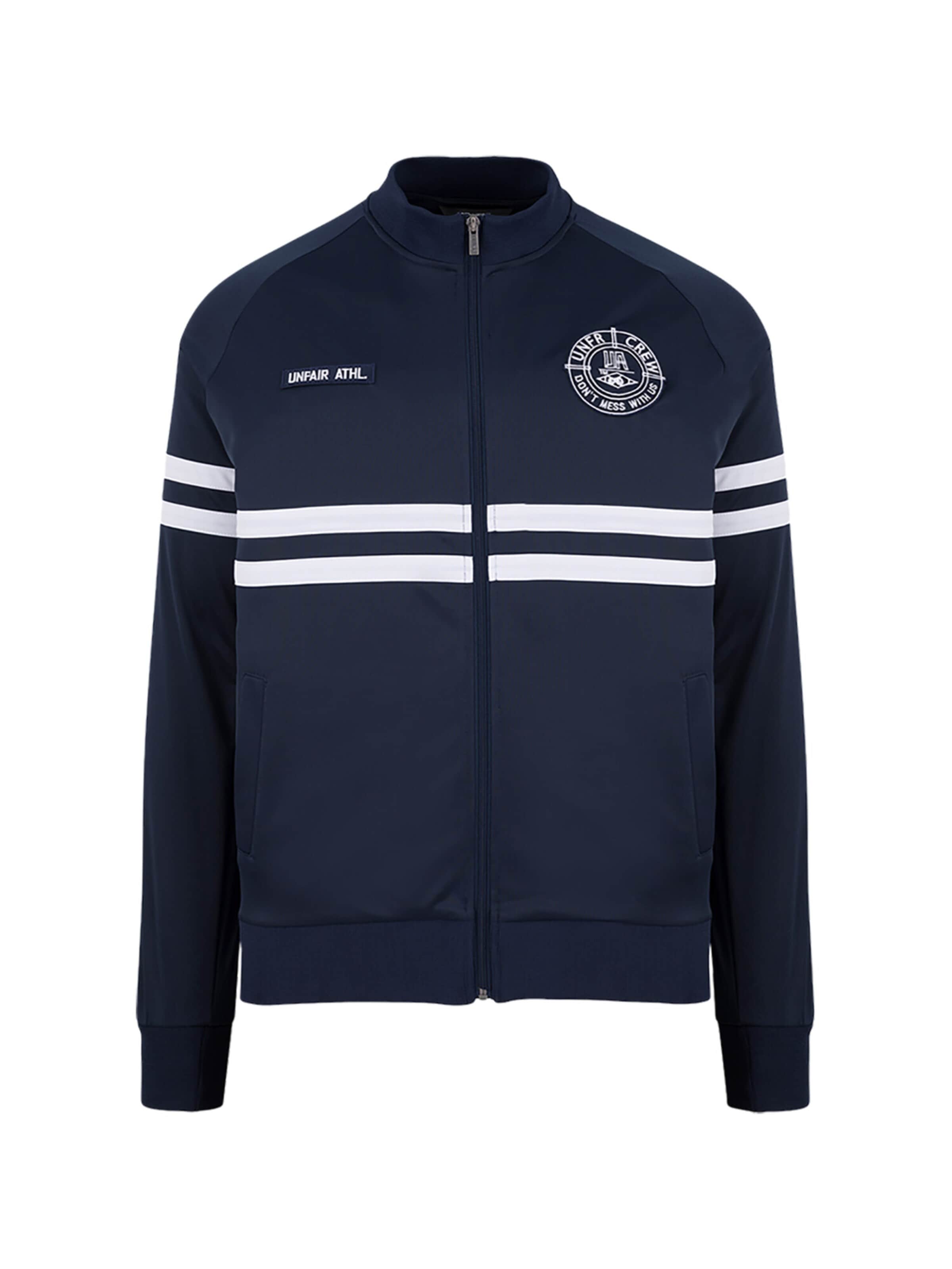 Unfair Athletics Training jacket 'DMWU' in Blue: front