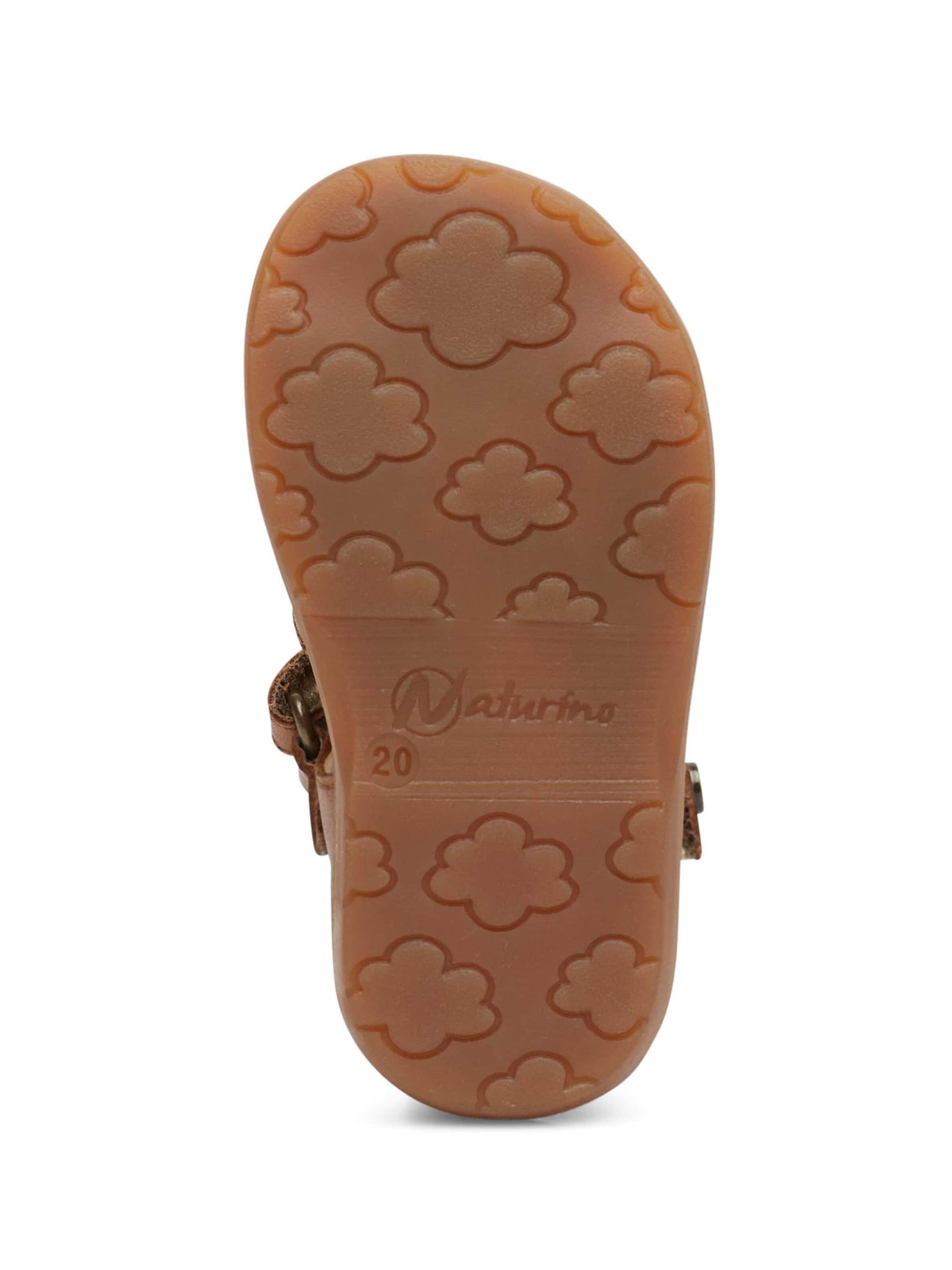 NATURINO Open schoenen 'ZAFFIRO' in Bruin